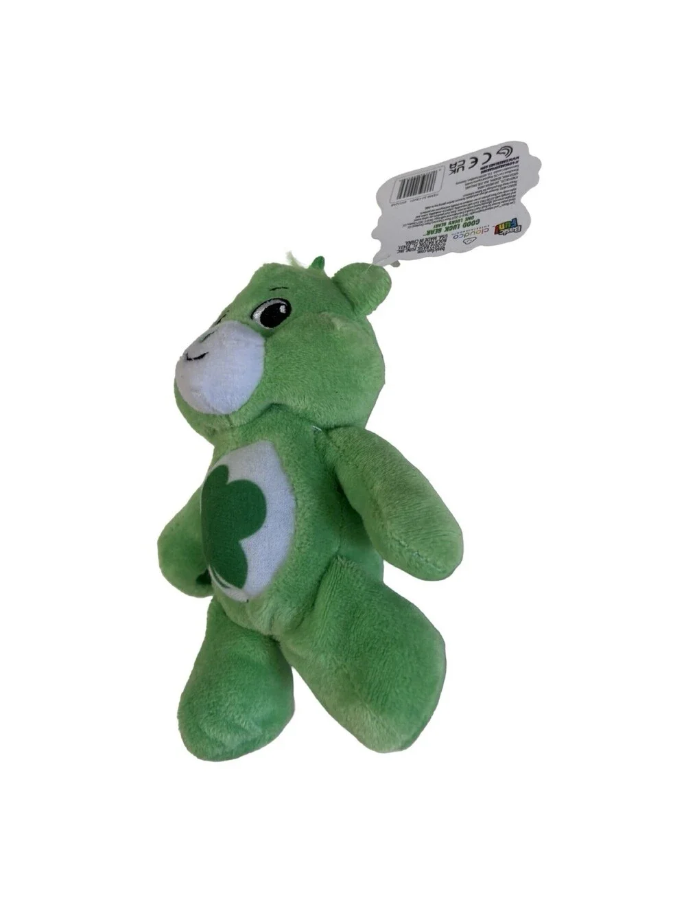 Care Bears 2022 Good Luck Bear Plush 7” Green Bear Shamrock St Patrick's Day